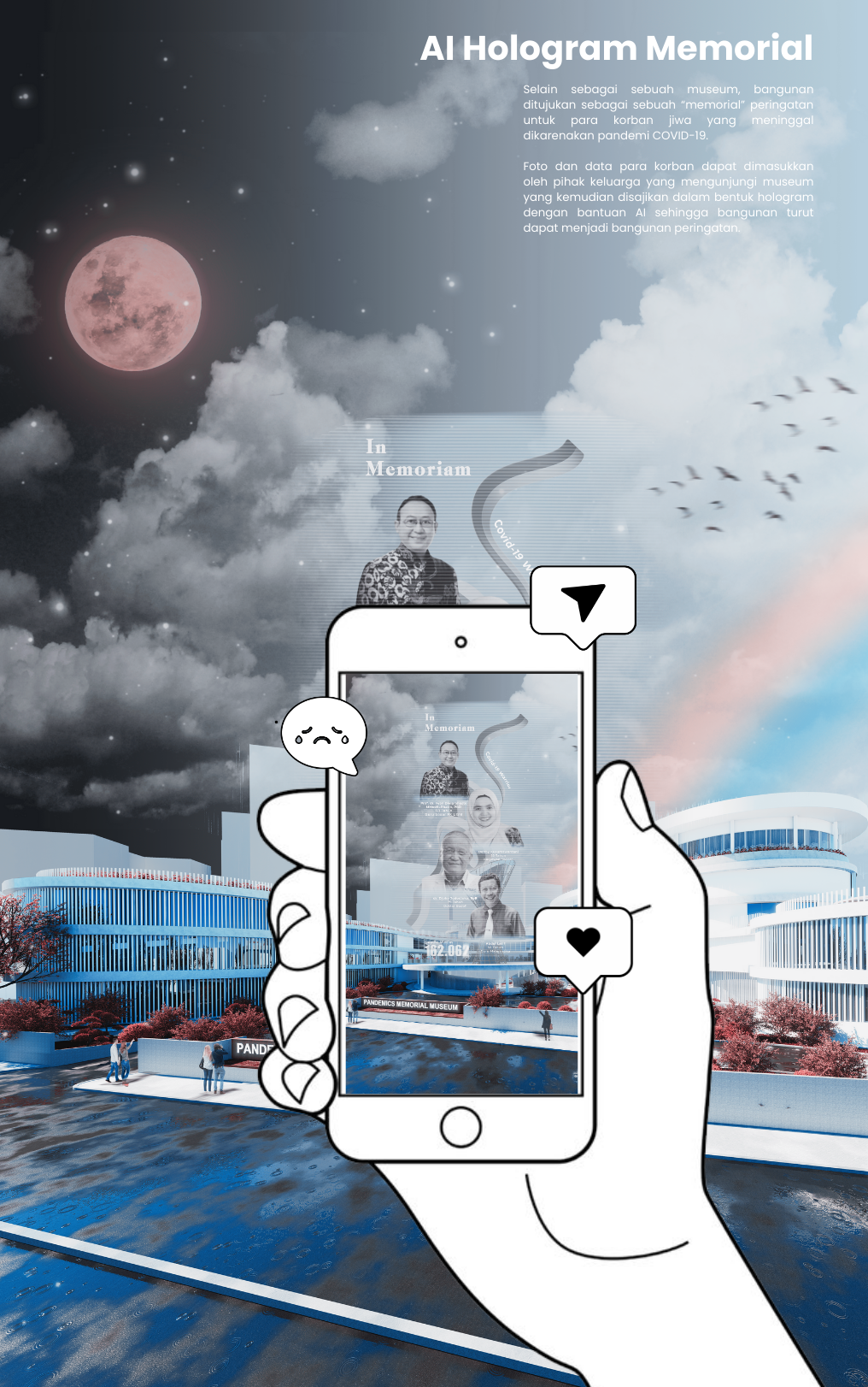 Hologram Pandemic Memorial