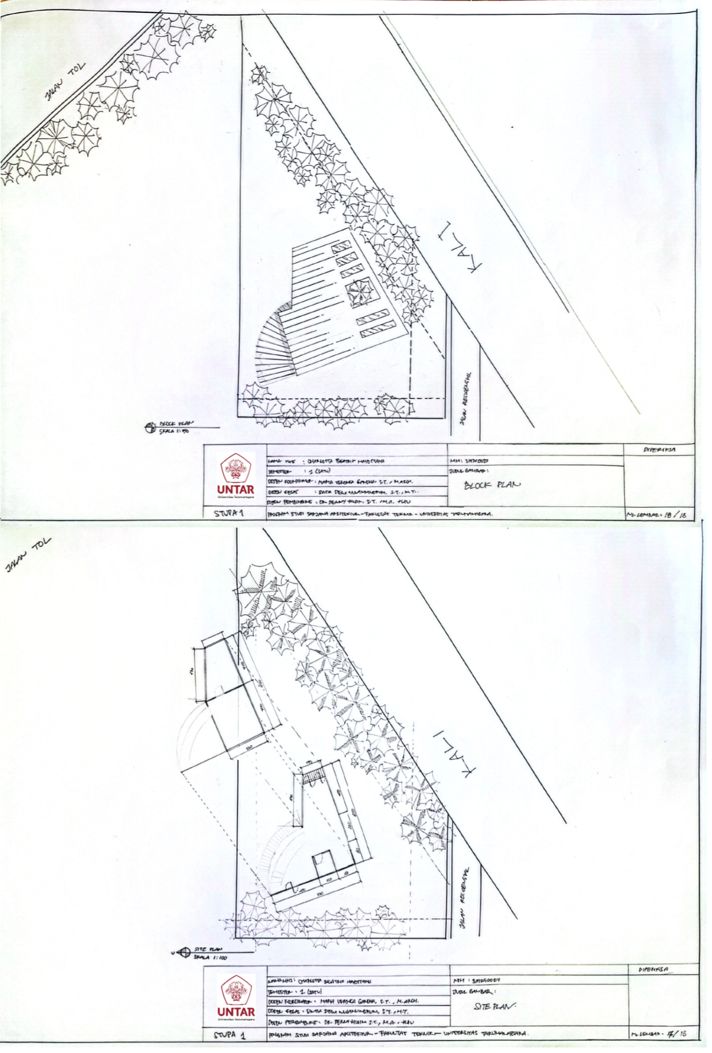 Block Plan dan Site Plan